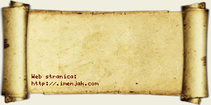 Mia Ognjanović vizit kartica